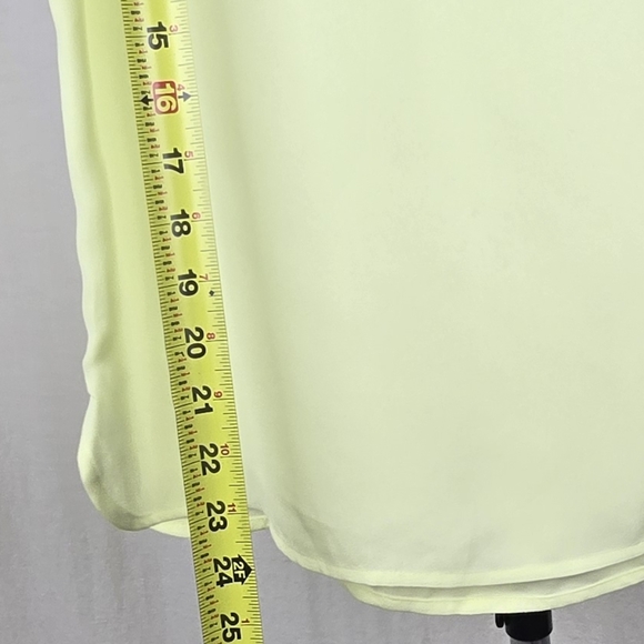 Halogen Yellow Polyester Tank Top Size Small ( 4 - 6 ) NWT - Picture 5 of 12